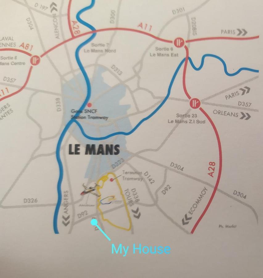 Chambres Le Mans 24 Heures 阿纳齐 外观 照片